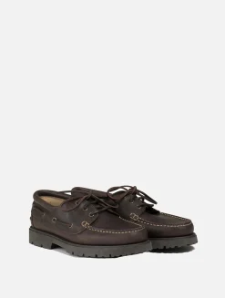 L'indémodable mocassin cranté à lacets - Marron