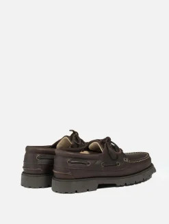 L'indémodable mocassin cranté à lacets - Marron