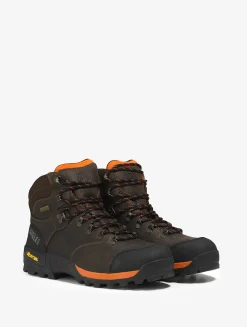 Notre chaussure sport nature haute performante en cuir plein fleur - Marron