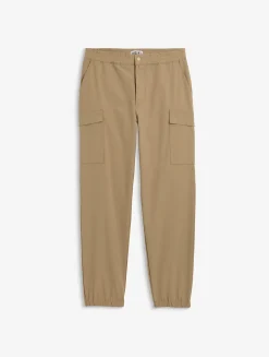 Pantalon cargo stretch déperlant - Beige