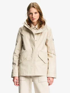 Parka courte fishtail MTD® - Beige