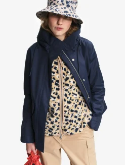 Parka courte fishtail MTD® - Bleu