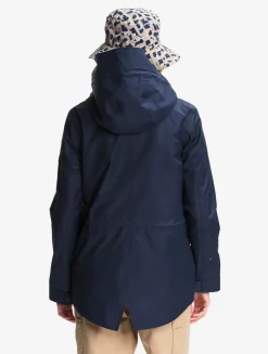 Parka courte fishtail MTD® - Bleu