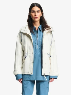Parka courte à taille réglable MTD® - Blanc