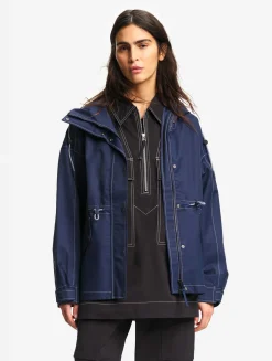 Parka courte à taille réglable MTD® - Bleu