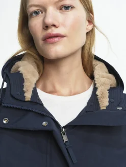 Parka duvet ajustée GORE-TEX® - Bleu