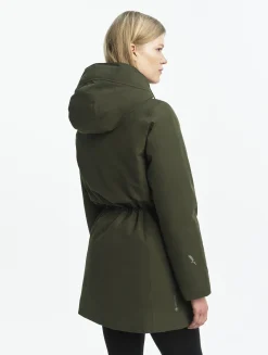 Parka duvet ajustée GORE-TEX® - Kaki