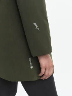 Parka duvet ajustée GORE-TEX® - Kaki