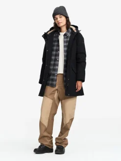 Parka duvet ajustée GORE-TEX® - Noir
