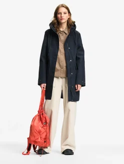 Parka longue à capuche GORE-TEX® - Bleu