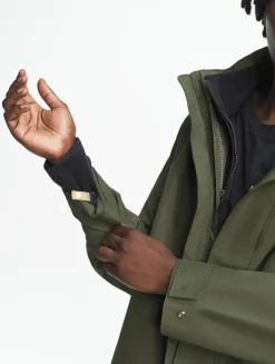 Parka longue 2 couches avec capuche GORE-TEX® - Kaki