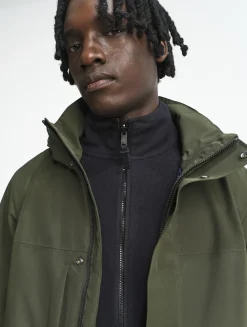 Parka longue 2 couches avec capuche GORE-TEX® - Kaki