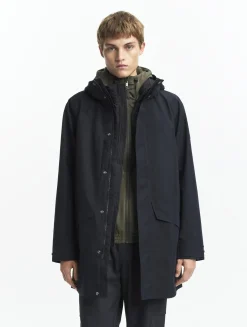 Parka longue GORE-TEX® T-KIT avec capuche - Noir