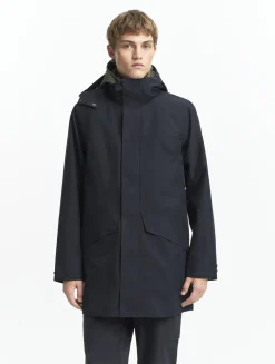 Parka longue GORE-TEX® T-KIT avec capuche - Noir