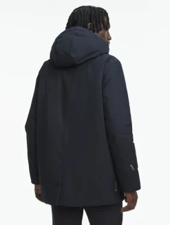 Parka longue matelassée à capuche en GORE-TEX® - Noir