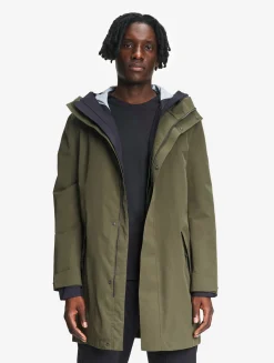 Parka longue MTD avec capuche - Kaki