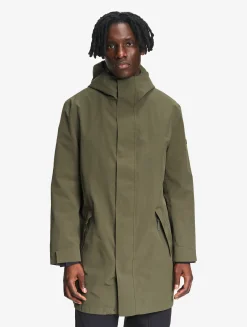 Parka longue MTD avec capuche - Kaki