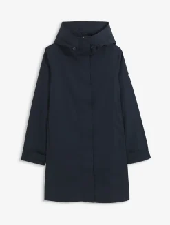 Parka longue MTD à capuche - Bleu