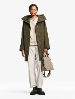 Parka longue MTD à capuche - Vert