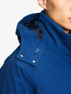 Parka mi-longue AIGLE COPELAND imperméable et chaude MTD - Bleu