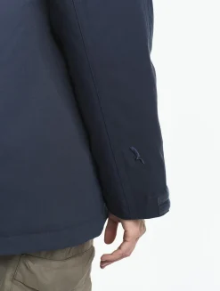 Parka mi-longue AIGLE COPELAND imperméable et chaude MTD - Bleu