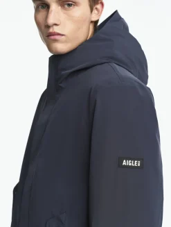 Parka mi-longue avec capuche MTD® - Bleu