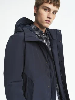 Parka mi-longue avec capuche MTD® - Bleu