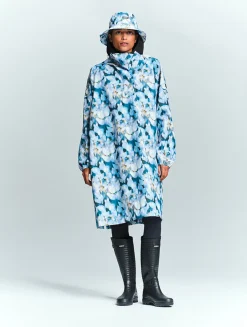 Poncho imprimé imperméable - Multicolore