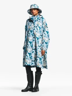 Poncho imprimé imperméable - Multicolore