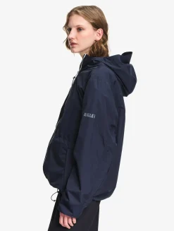Rainpack 70 : Imperméable mixte coupe-vent MTD , court et pliable - Bleu