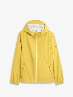 Rainpack 70 : Imperméable mixte coupe-vent MTD , court et pliable - Jaune