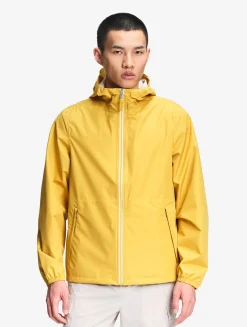 Rainpack 70 : Imperméable mixte coupe-vent MTD , court et pliable - Jaune