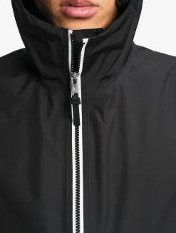 Rainpack 70 : Imperméable mixte coupe-vent MTD , court et pliable - Noir