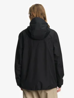 Rainpack 70 : Imperméable mixte coupe-vent MTD , court et pliable - Noir