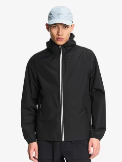 Rainpack 70 : Imperméable mixte coupe-vent MTD , court et pliable - Noir