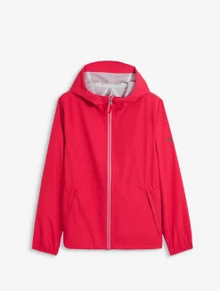 Rainpack 70 : Imperméable mixte coupe-vent MTD , court et pliable - Rose