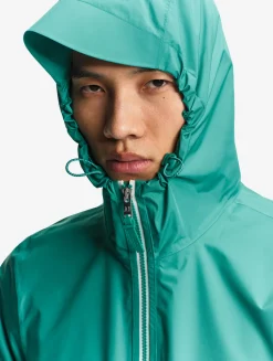 Rainpack 70 : Imperméable mixte coupe-vent MTD , court et pliable - Vert