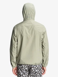 Rainpack 70 : Imperméable mixte coupe-vent MTD , court et pliable - Vert