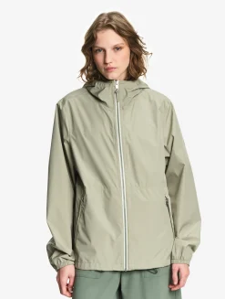 Rainpack 70 : Imperméable mixte coupe-vent MTD , court et pliable - Vert