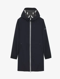 Rainpack 90 : Imperméable mixte coupe-vent MTD , long et pliable - Bleu