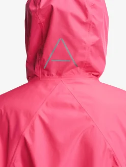 Rainpack 90 : Imperméable mixte coupe-vent MTD , long et pliable - Rose