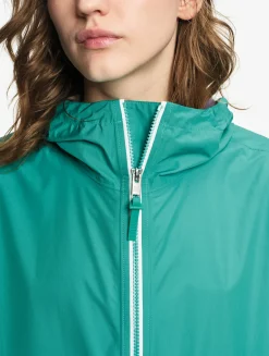 Rainpack 90 : Imperméable mixte coupe-vent MTD , long et pliable - Vert