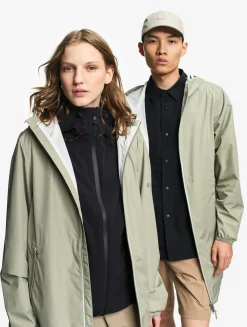 Rainpack 90 : Imperméable mixte coupe-vent MTD , long et pliable - Vert