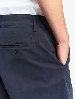 Short chino classique en coton - Bleu