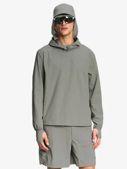 SolarPack : Sweat à capuche respirant UV-C® DRY FAST TEXTILE® COOLTOUCH® - Kaki