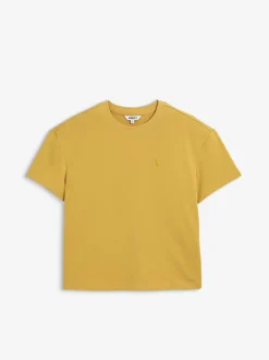 Tee-shirt boxy court DFT® - Jaune