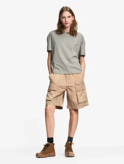 Tee-shirt boxy court DFT® - Kaki