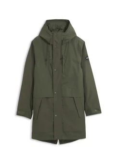 T-KIT Parka longue en coton avec 3 poches zippées MTD - Kaki