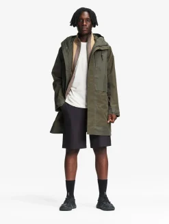 T-KIT Parka longue en coton avec 3 poches zippées MTD - Kaki