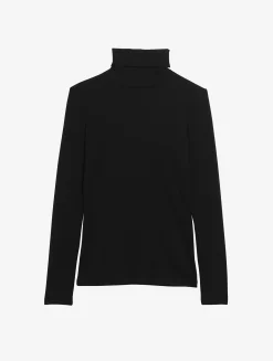 T-shirt col roulé thermo-régulateur - Noir